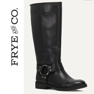 FRYE AND CO. Kellie Harness Vegan Leather Tall Boots